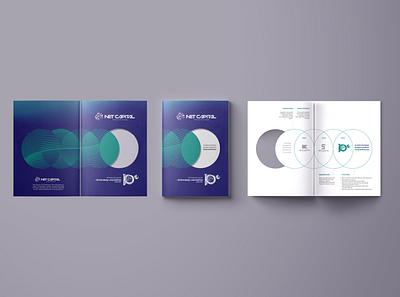 Net capital decade catalog book brandbook branding catalog cover decade design identity magazine round visual