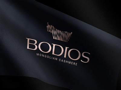 Bodios cashmere brandbook branding cashmere coat design flag goat identity logo poster