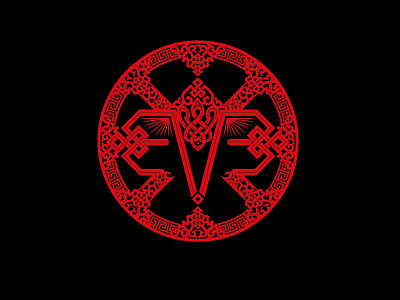 EVE black brandbook branding design eve identity logo pattern red