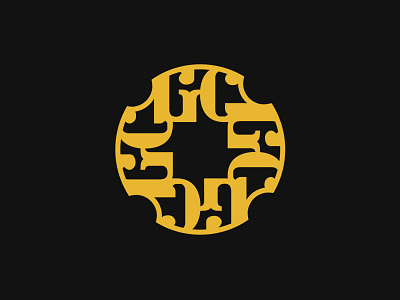 Golden Coin logo coin concept gc golden idea logo symbol