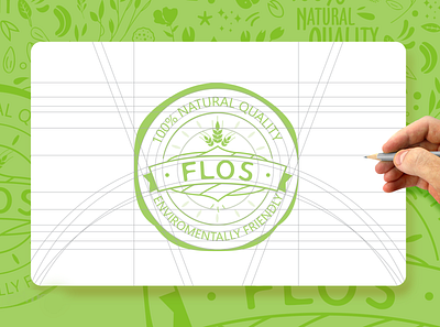 Flos design logo logo mark logos natural