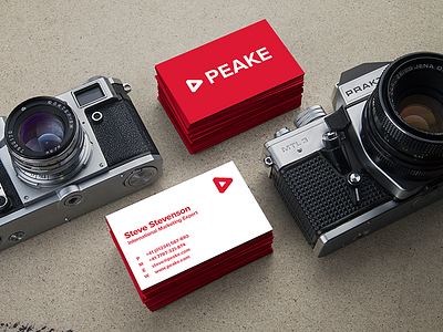 Peake Logo V.3 Business Cards