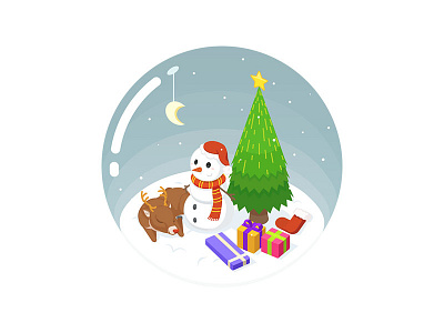 Christmas illustration vector