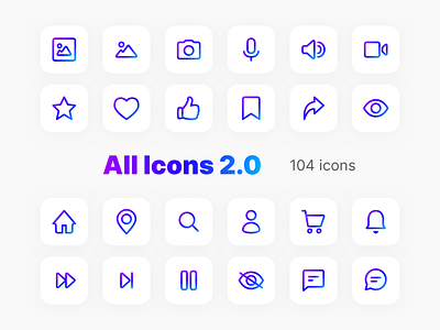 All Icons 2.0 branding design figma free freebie icon icons illustration illustrations logo sketch svg ui vector