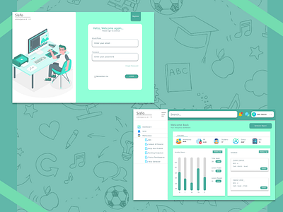 Sisfo ( Sistem Information) Remake design graphic design illustration ui ux