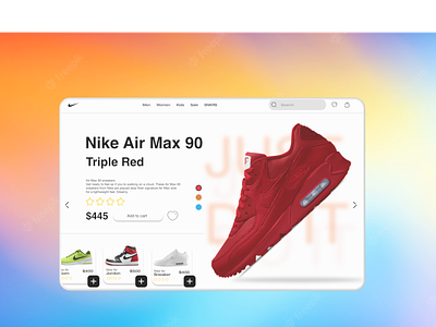 Nike Home Page Redesign branding figma interactive nike shopping page ui uxui