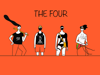 THE FOUR illustration