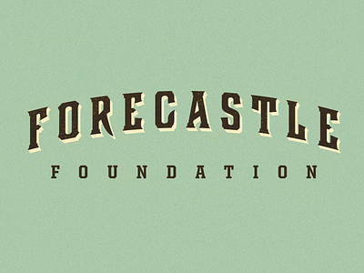 Forecastle Foundation Logotype branding forecastle logo typography