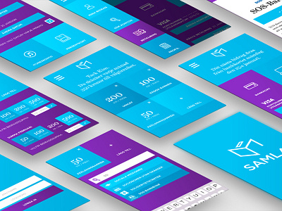 Mobile UI – Samla