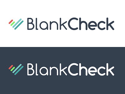 BlankCheck Branding branding logo