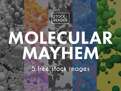 Molecular Mayhem: 5 Free Stock Images 3d abstract background freebie geometric stock