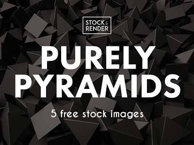 Purely Pyramids: 5 Free Stock Images 3d black graphic modern stock white
