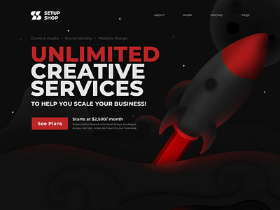 Design Agency | SetupShop Landing Page