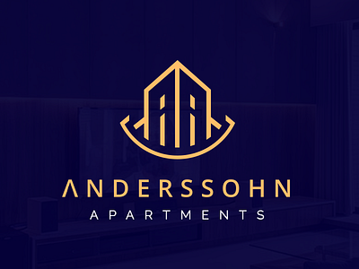 Logo design for an apartment in Germany - Anderssohn Apartments