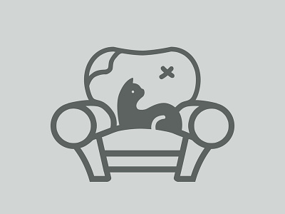 Logo Exploration cat cat illustration cat kitten couch germany icon logo sofa