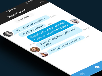 Bricks Chat Perspective 2x bricks chat ios iphone messages messenger mobile open source