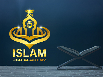 Islam 360 Academy brand identity branding corporate identity design islam logo logo design logo presentation mockup presentation