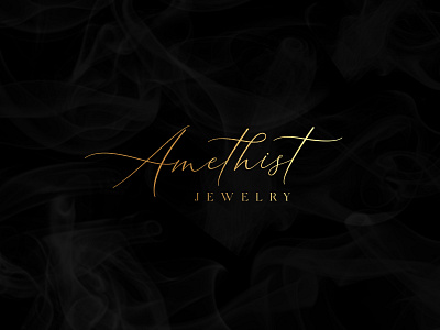 A logo for a jewerly brand "Amethist"