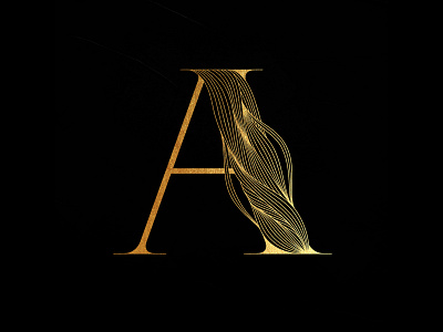 Golden letter "A"