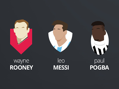 Rooney Messi Pogba