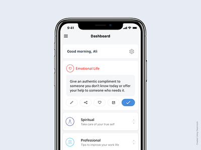 Life balance app emotional design ios 12 life balance minimal task app