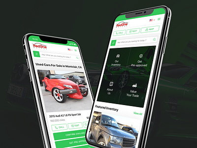 dealership website mobile automative car dealer