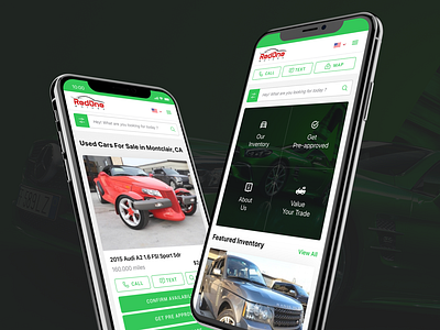 dealership website mobile