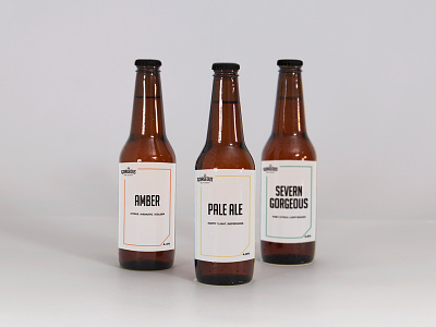 The Gorgeous Beer Labels ale beer brand colour craft design identity logo mock up packaging