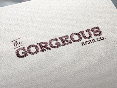 Gorgeous beer logo beer brand design identity logo stamp type typography
