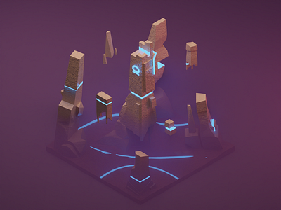 Ancient Ruins 3d blender