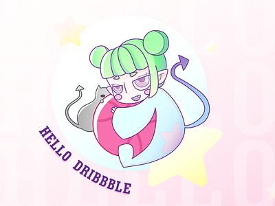 HELLO DRIBBBLE | HELLO WORLD illustration