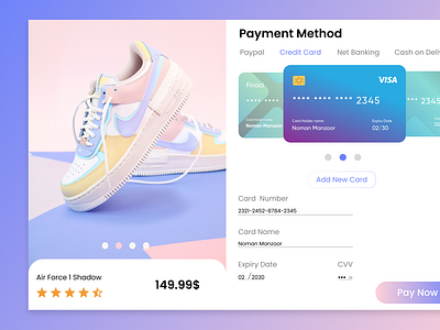 Credit Card Checkout
Daily UI challenge #002
#dailyui