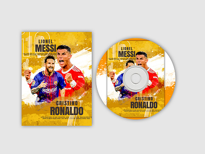 CD SPORTS COVER 3d animation cd cover graphic design logo messi cover motion graphics old cd cover ronaldo cover sports ui