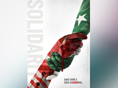 Save Kashmir - Poster art art direction care colors creative design creative design design help illustration kashmir pakistan photo manipulation poster poster design print design typography