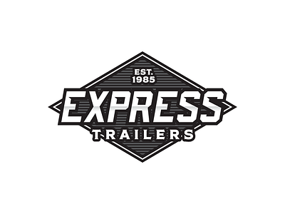 Express Trailers Rebrand branding design logo vector