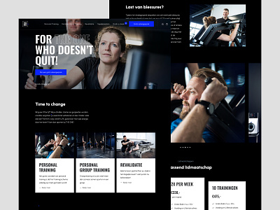 The One - Personal Training Landing page