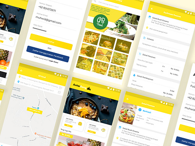 Food Delivery App adobe xd android app design design design app food delivery