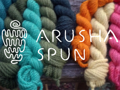 Arusha Spun Logo branding identity logo yarn