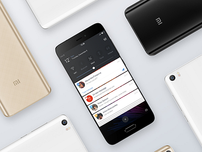 Redesign MIUI : Status bar, notification