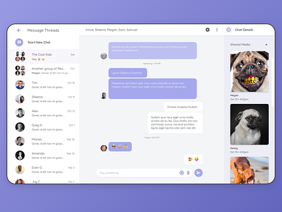 Daily UI Design: Group Chat app app design clean color concept design inspiration interface material design message message app mockup product design ui user experience user interface ux