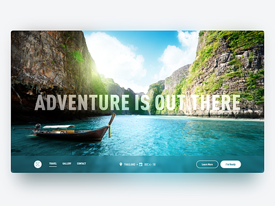 Daily UI Design: Travel Thailand! app design concept design inspiration interface mobile mockup product design typography ui user experience user interface ux web