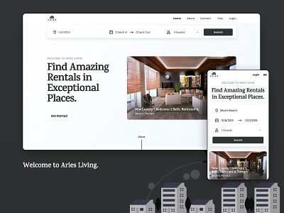 Find Amazing Rentals In Exceptional Places mobile design ui ui design undraw user experience user interface uxdesign web web design website whitespace