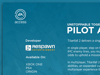 EA Access for Xbox One access app design ea ui ux