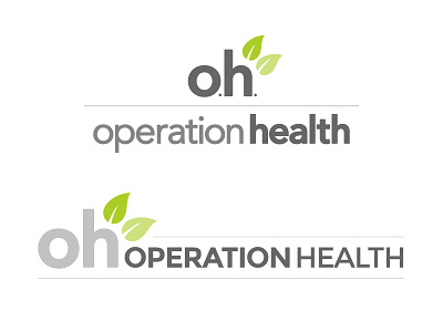 Logo Concepts - Operation Health concept health illustrator logo wordmark