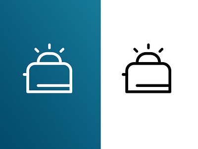 Toaster. design event icon illustrator logo project wip