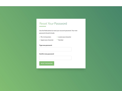 Password Form