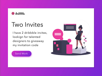 2 Dribbble Invite!