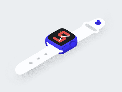 5 Years of Apple Watch apple watch color illustration isometric procreate