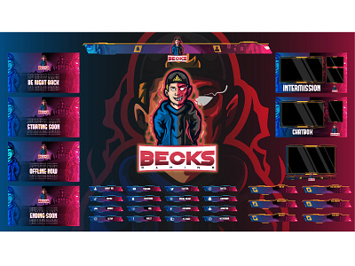 Becks Gaming Twitch Overlay animatedoverlay streamoverlay twitchoverlay