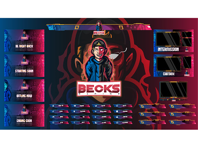 Becks Gaming Twitch Overlay